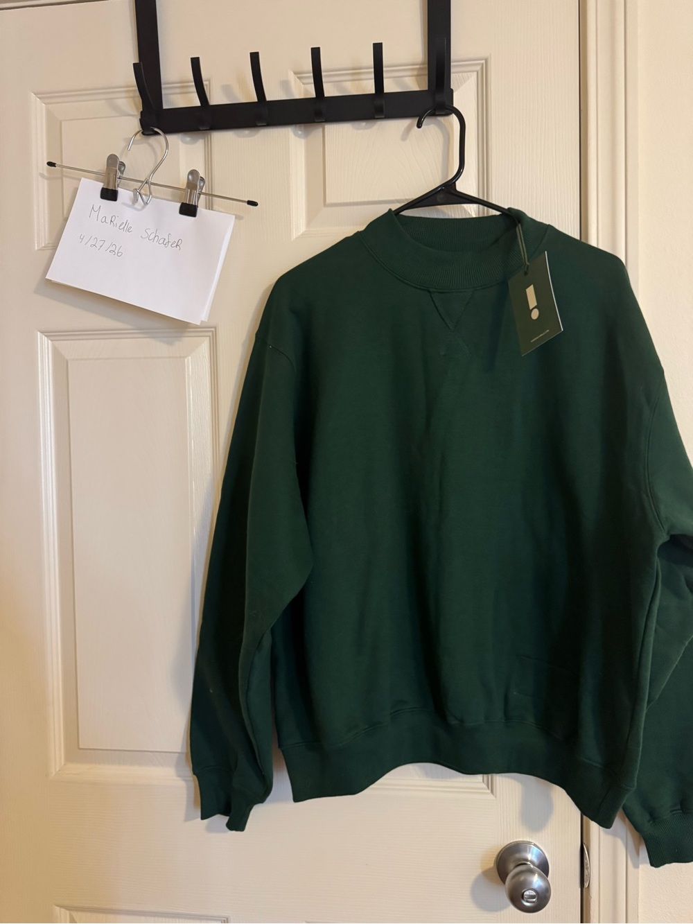Daily Drills Forest Green crewneck